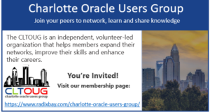 Charlotte Oracle Users Group