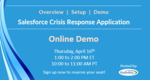 Salesforce Crisis Response Application