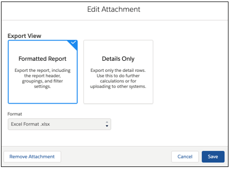 Salesforce email reports