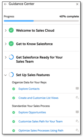 Salesforce Spring 21 Guidance Center