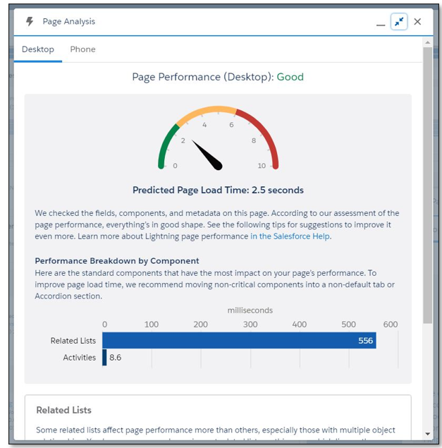 Lightning Page Performance Analysis