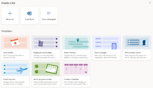 Creating SharePoint Lists