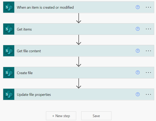 Power Automate Workflow design