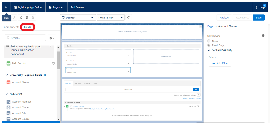 Salesforce dynamic record pages