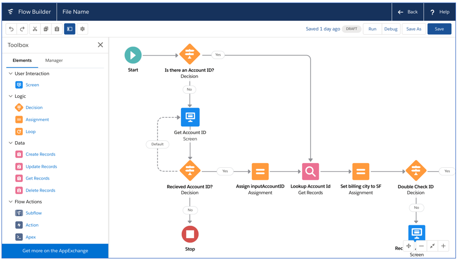 Converting to Salesforce Flow Builder